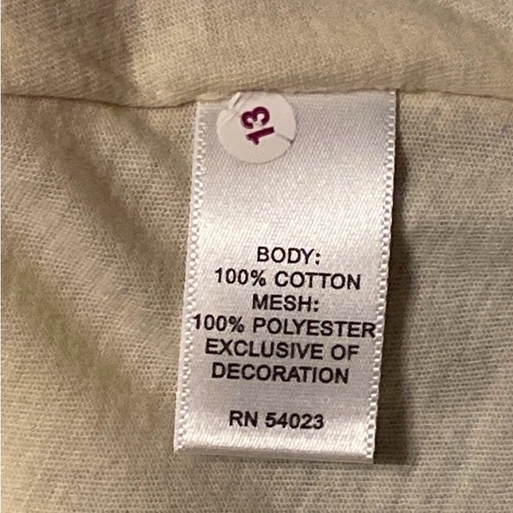 NWOT 2 layer 100% cotton tank with copper & silver sequins on mesh overlay. - Picture 7 of 11